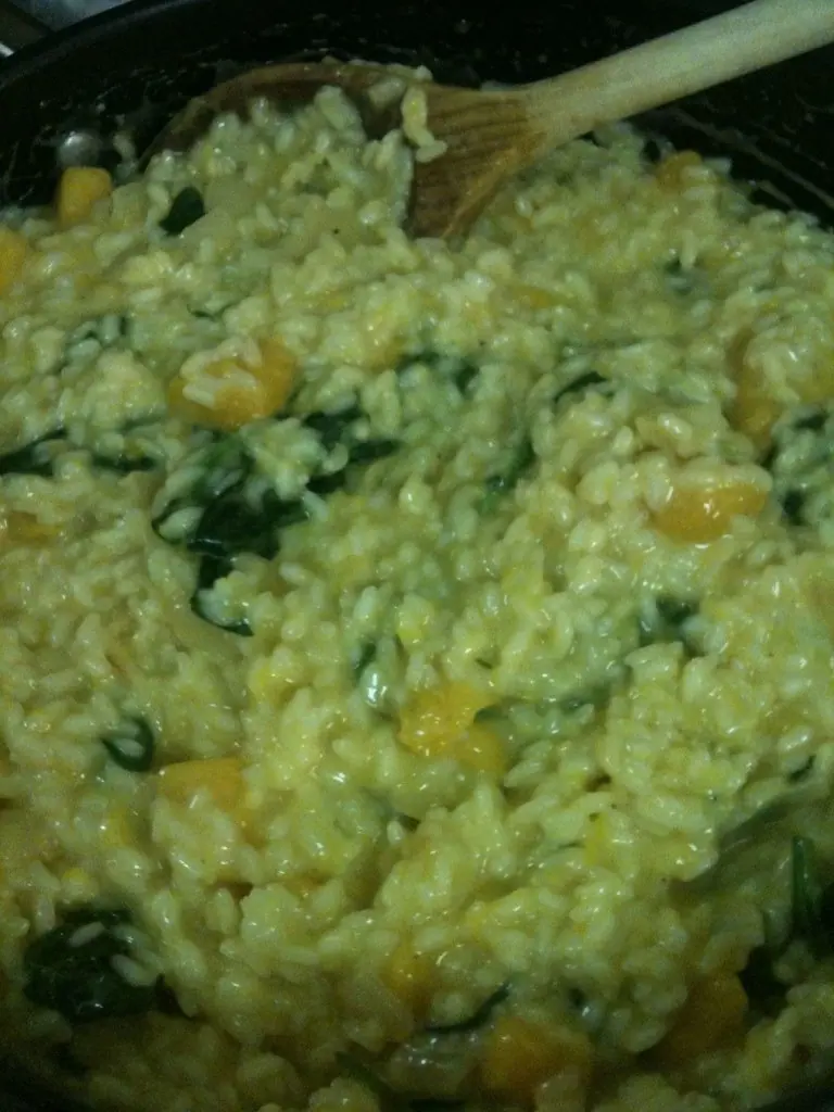 Risotto agli spinaci