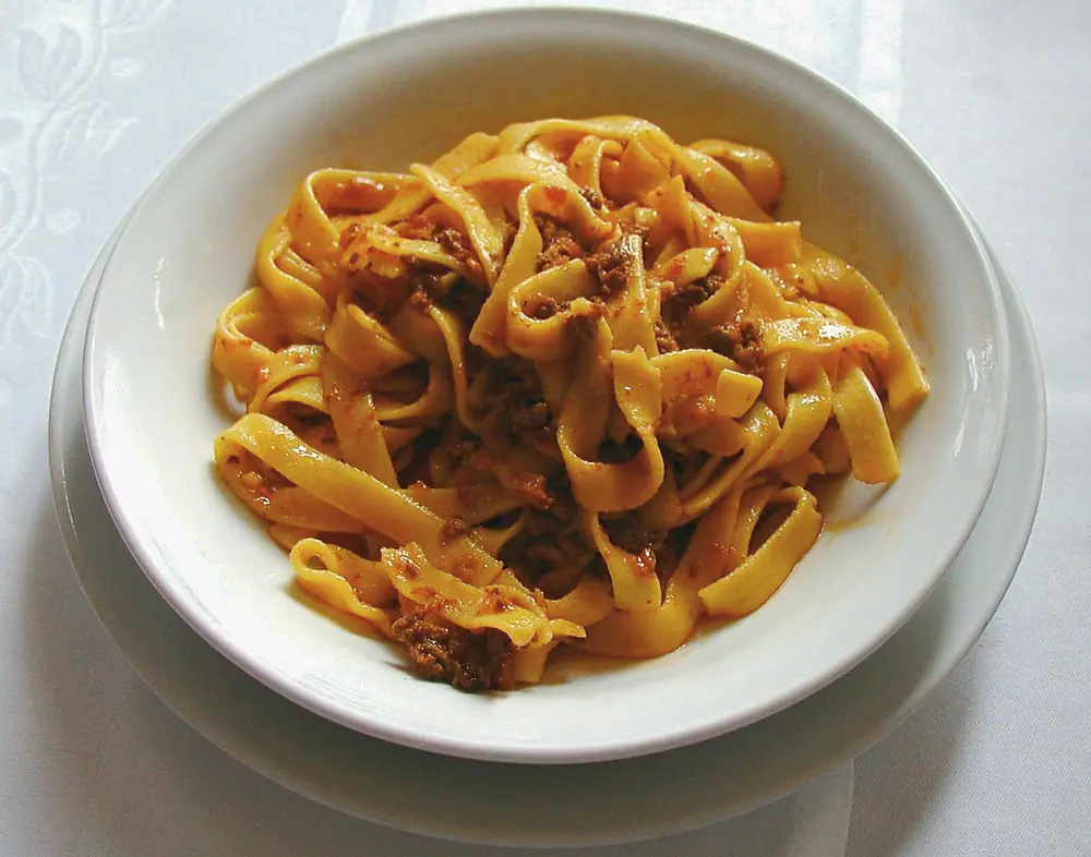 Tagliatelle al ragù bolognese